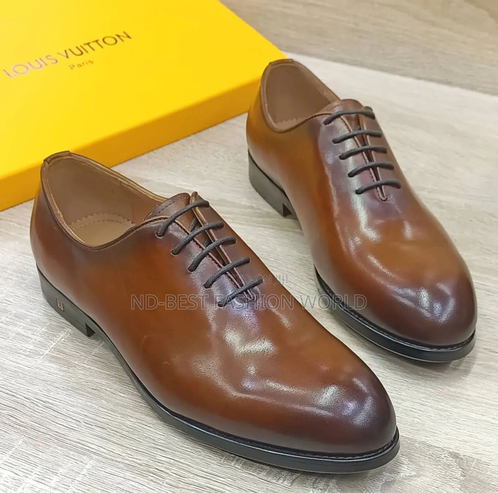 Pure Leather Brawn Louise Vittuon Shoe