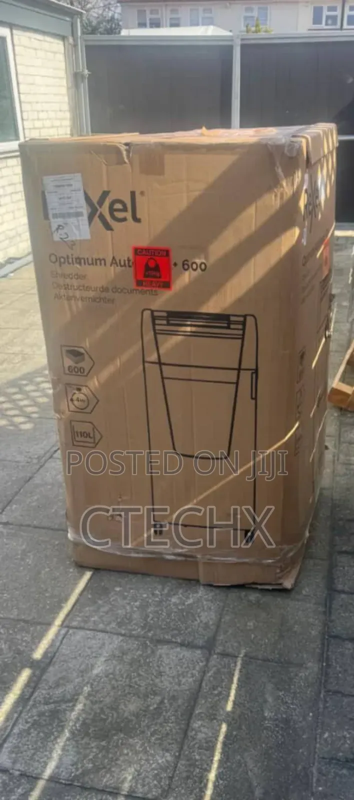 Rexel Optimum Auto Feed+ 600 Sheet Cross Cut Paper Shredder