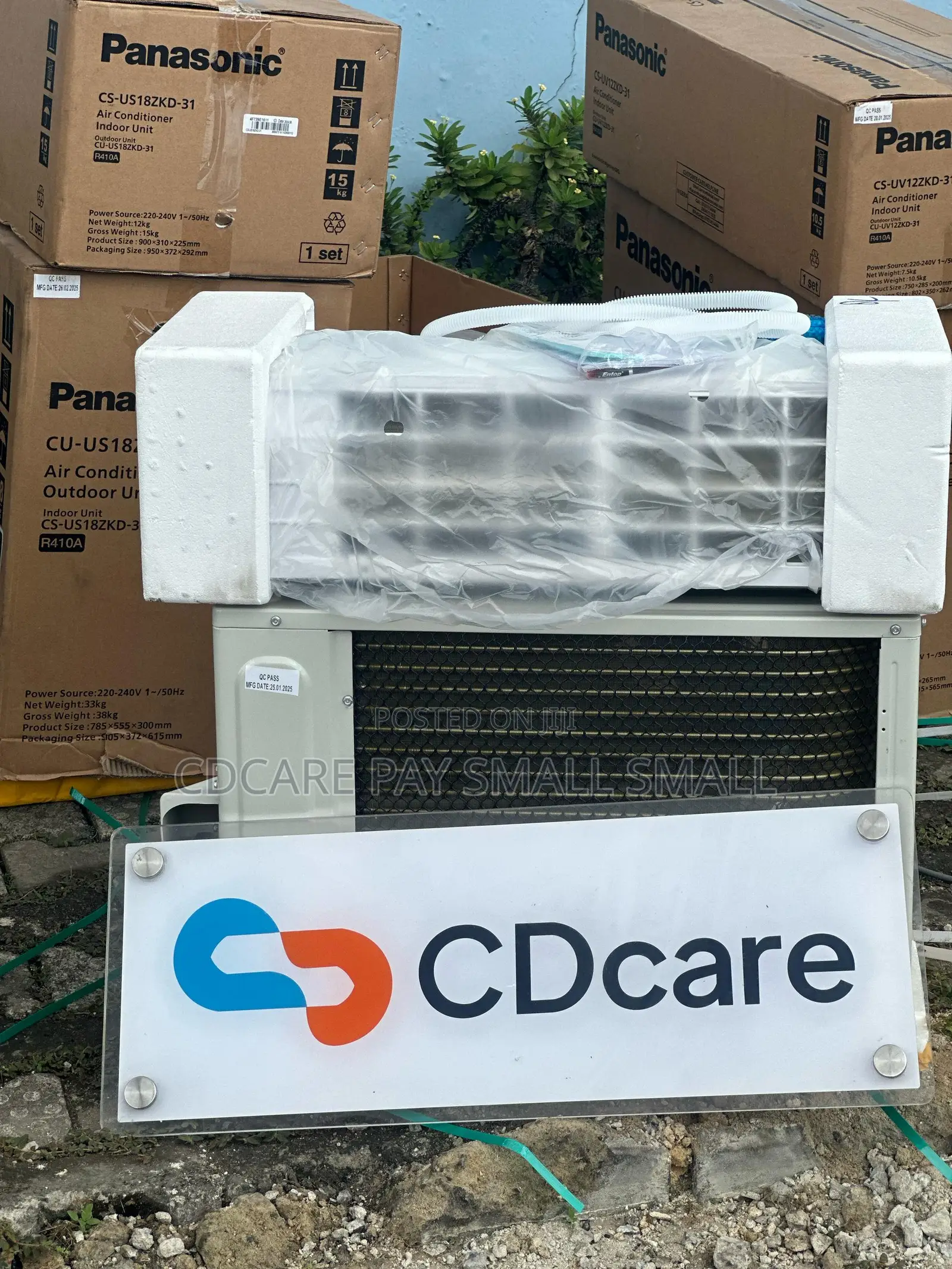 Pay Small Small Panasonic Air Conditioner On Cdcare.App
