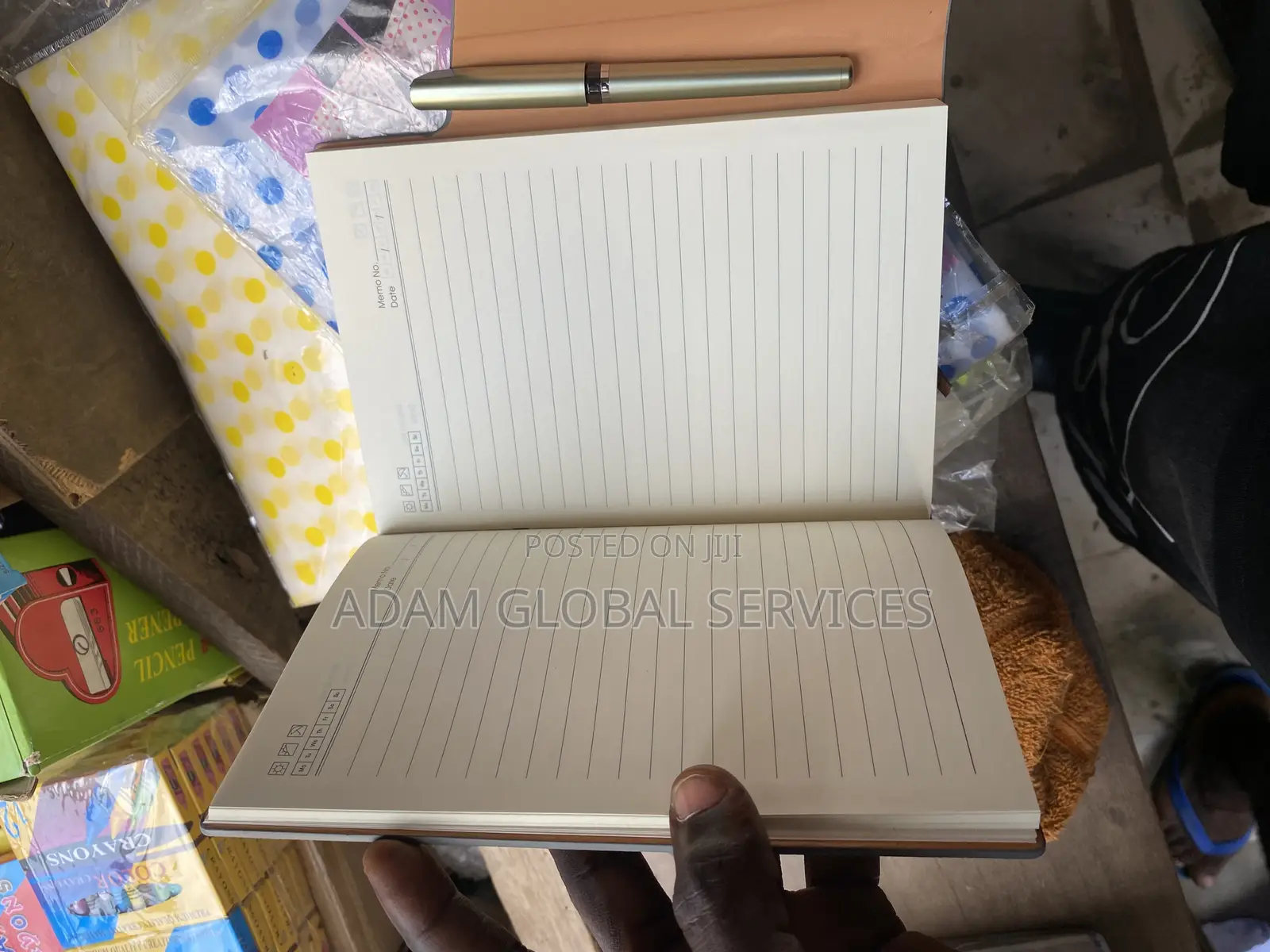 Leather Journal With Pen