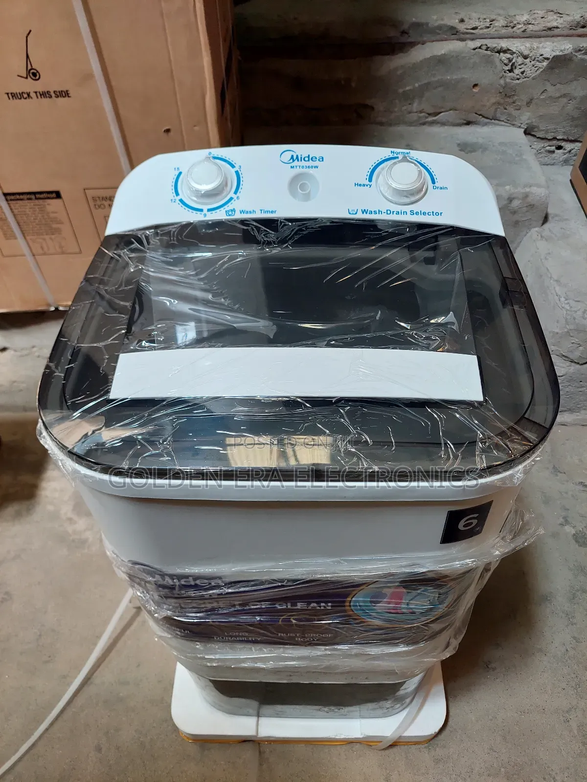 6kg Midea Single Tub Washing Machine