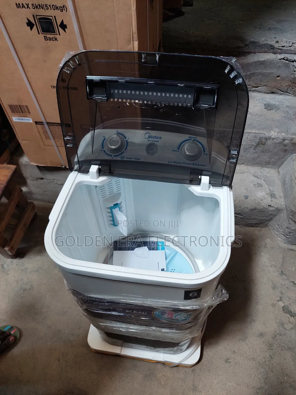 6kg Midea Single Tub Washing Machine