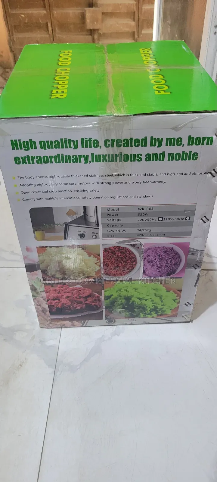 Commercial Electric Food Chopper Grinding Machine Is Available for Sal