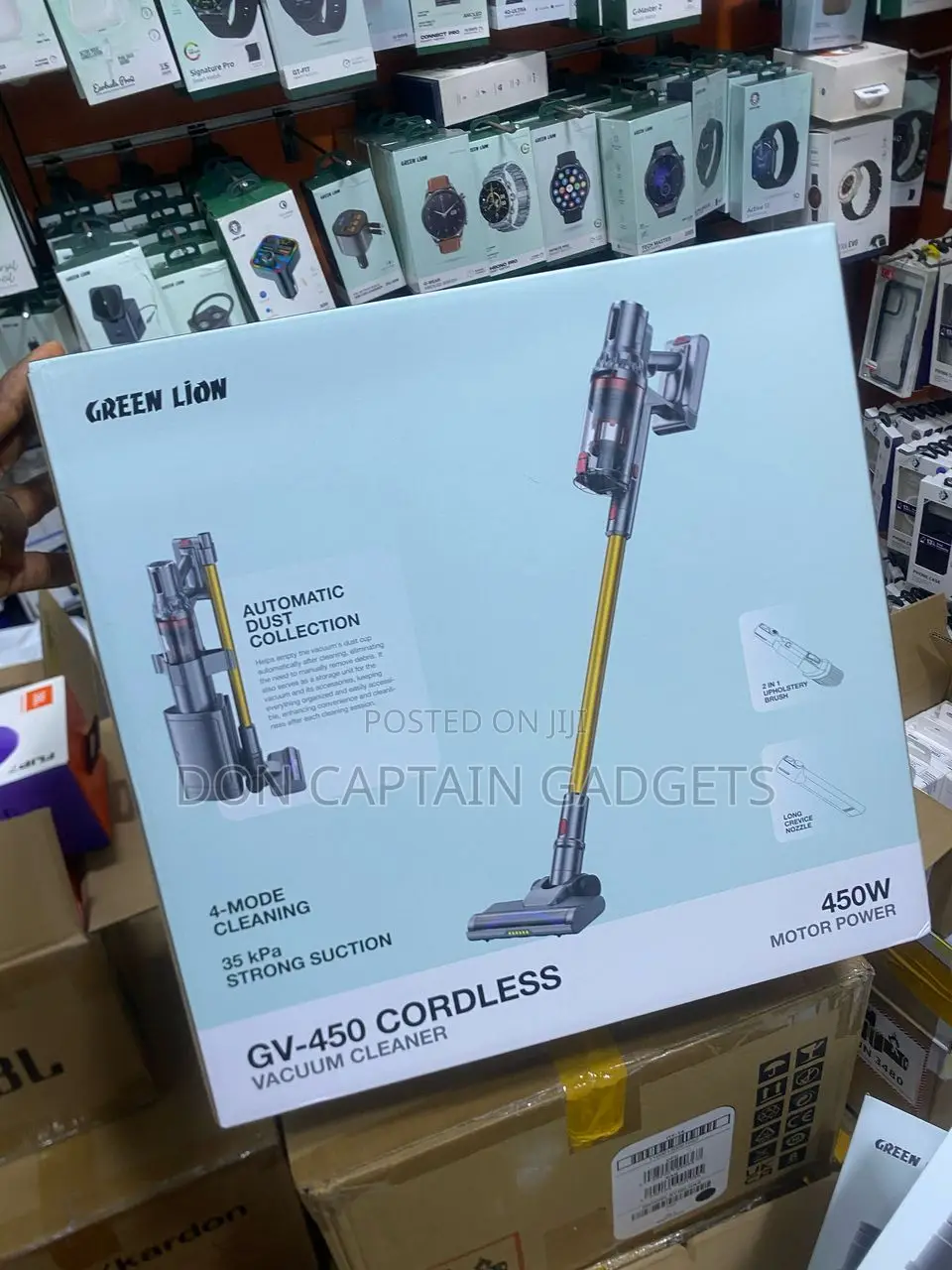 Green Lion Gv-450 Cordless Vacuum Cleaner 450w