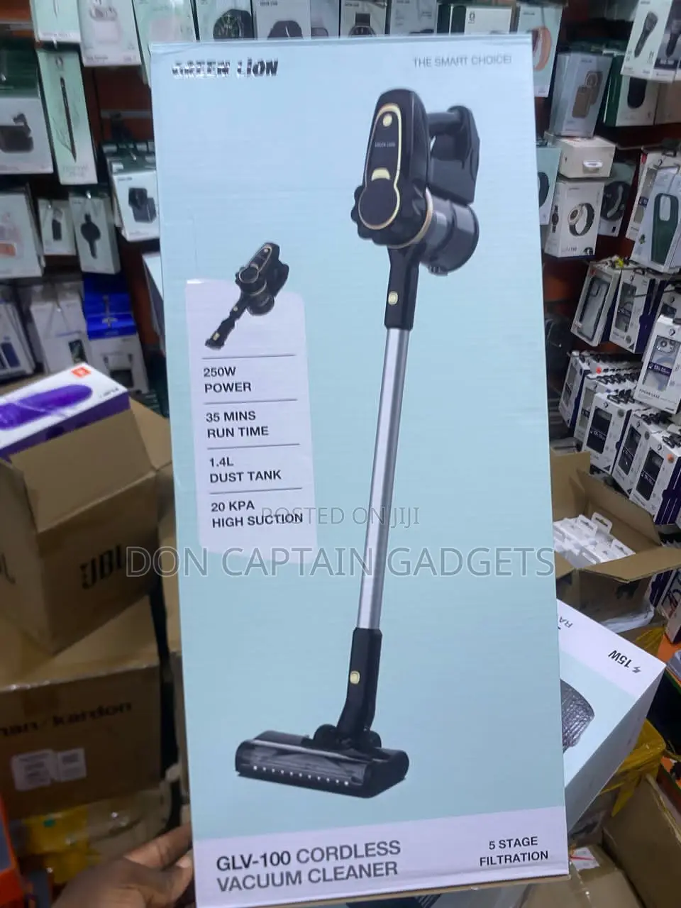 Green Lion GLV-100 Cordless Vacuum Cleaner 250w