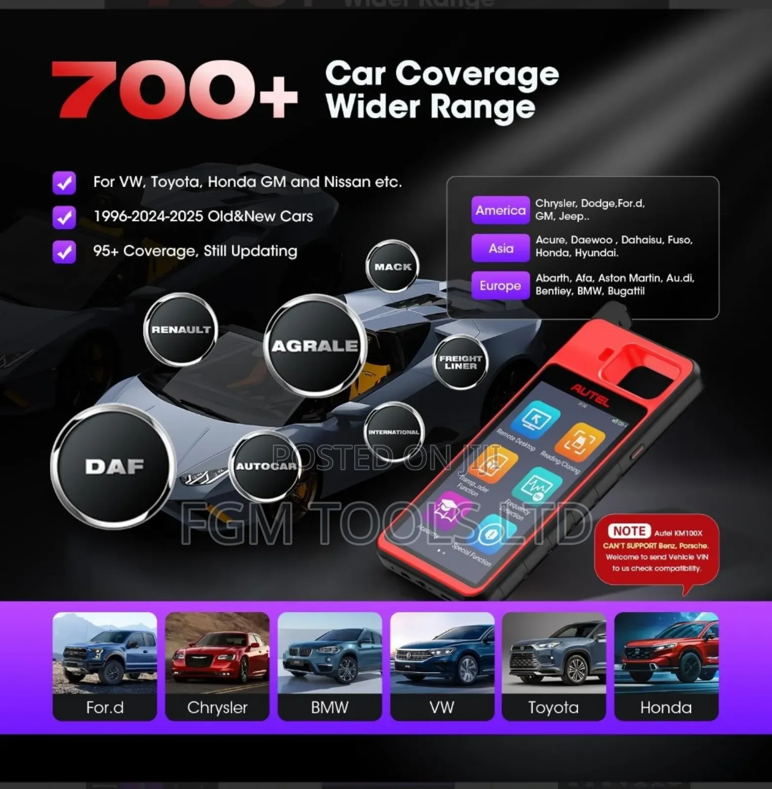 Autel Km100x Key Programmer