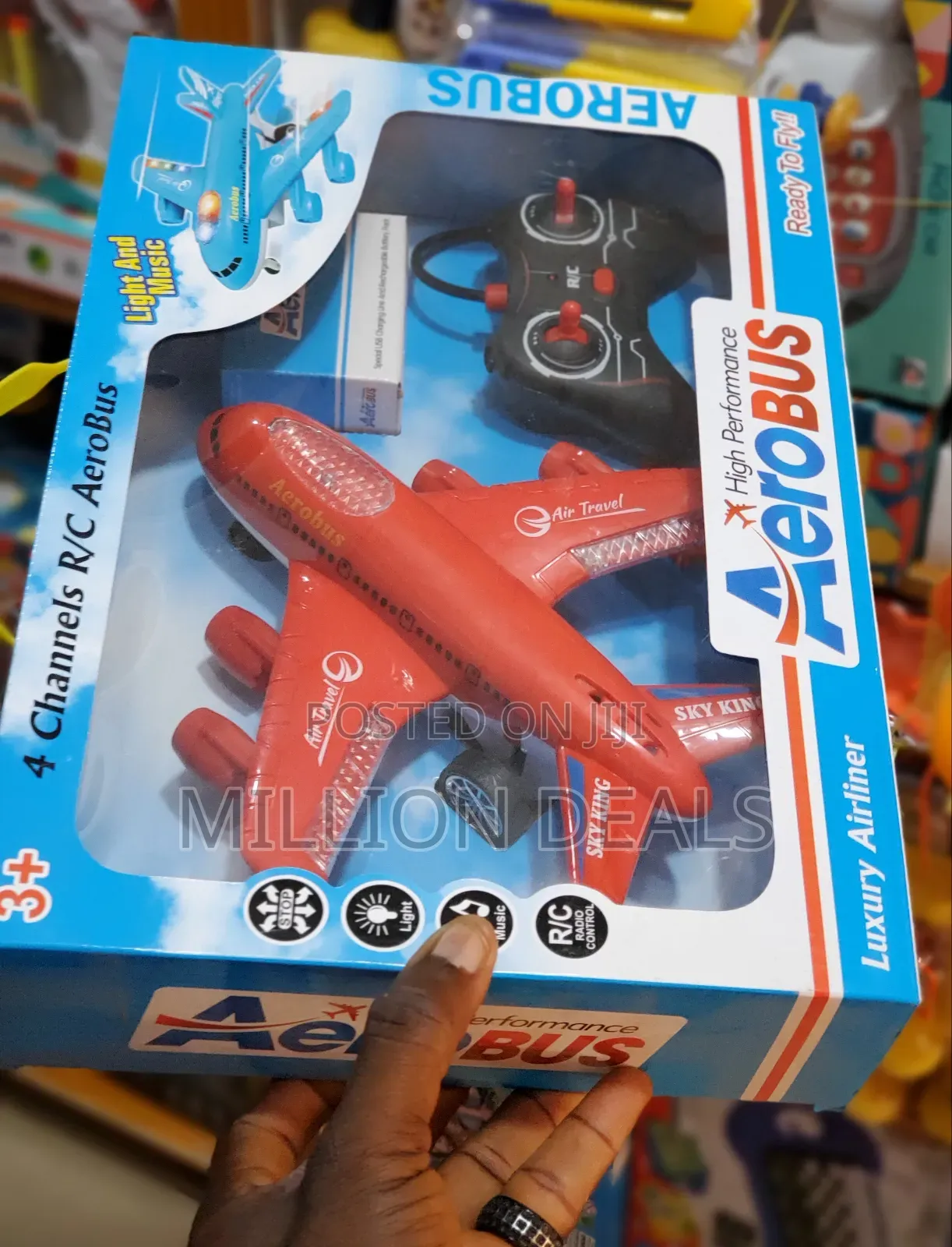 Luxury Airliner R/C Airbus Kiddies Toy Ages 3+