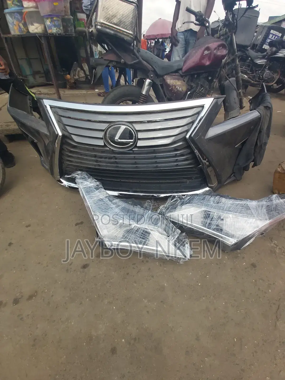 Front Bumper Toyota Highlander 2018 Model Complete