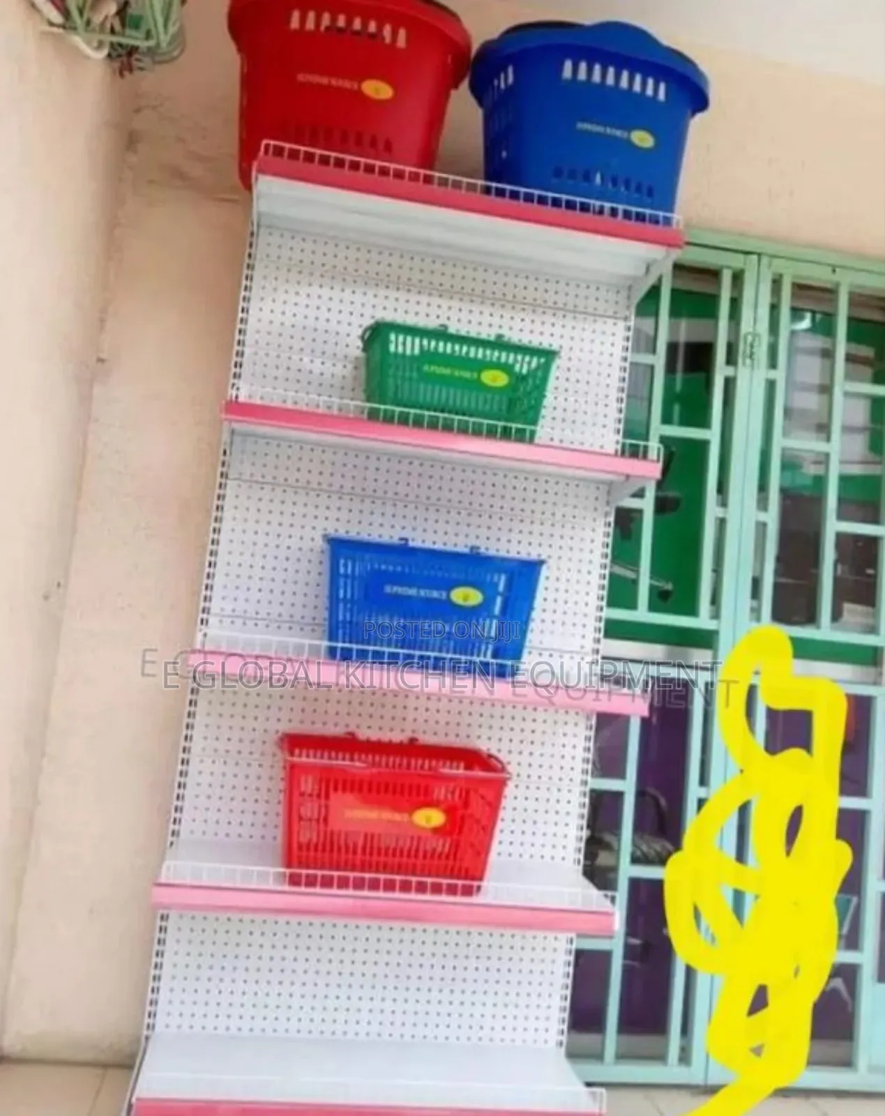 Single Supermarket Shelves