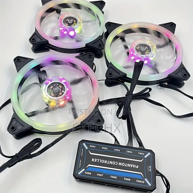 10+2 Port 6pin RGB Fan Controller With Remote