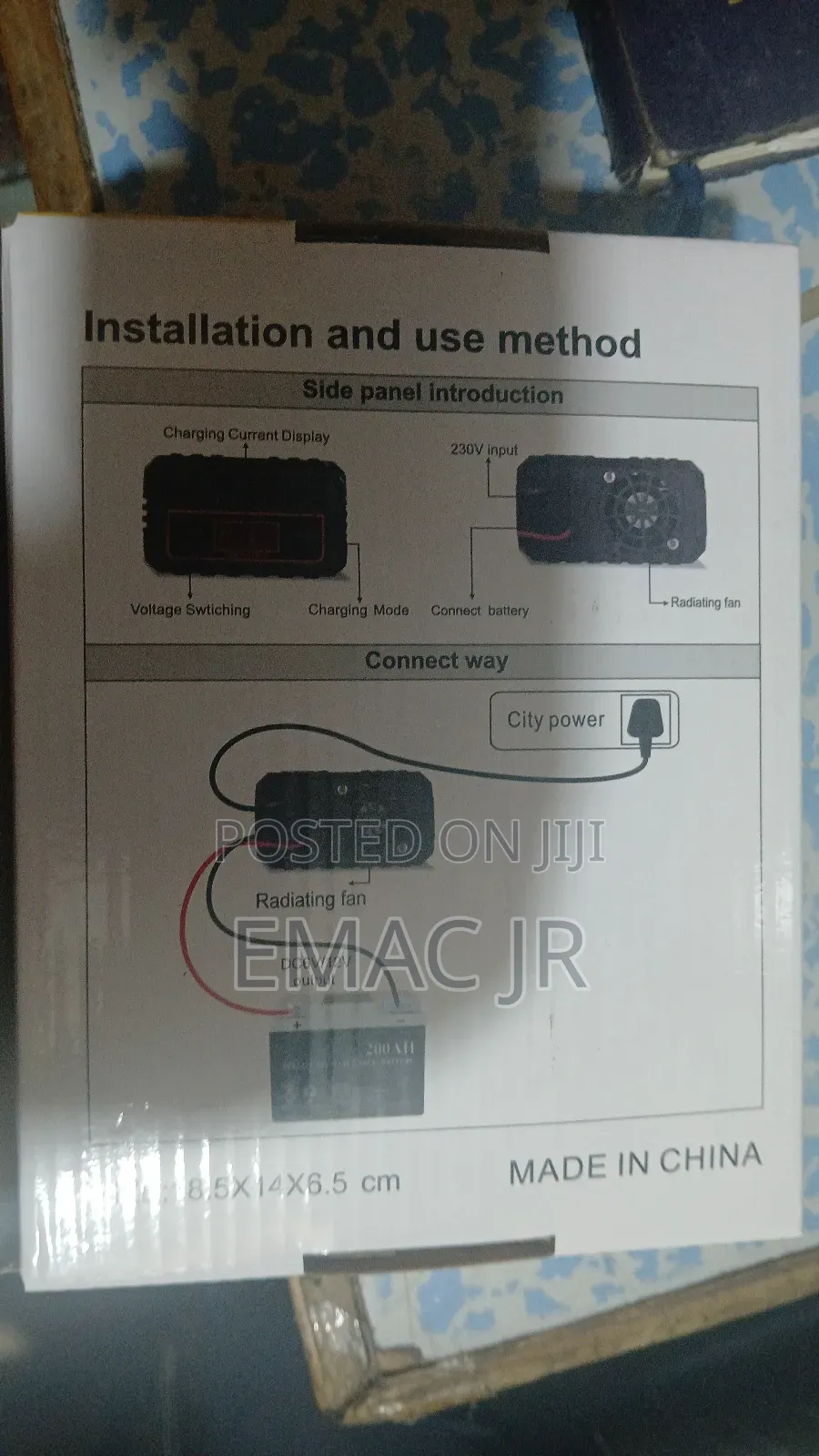 Suoer 10a Intelligent Digital Display Charger,