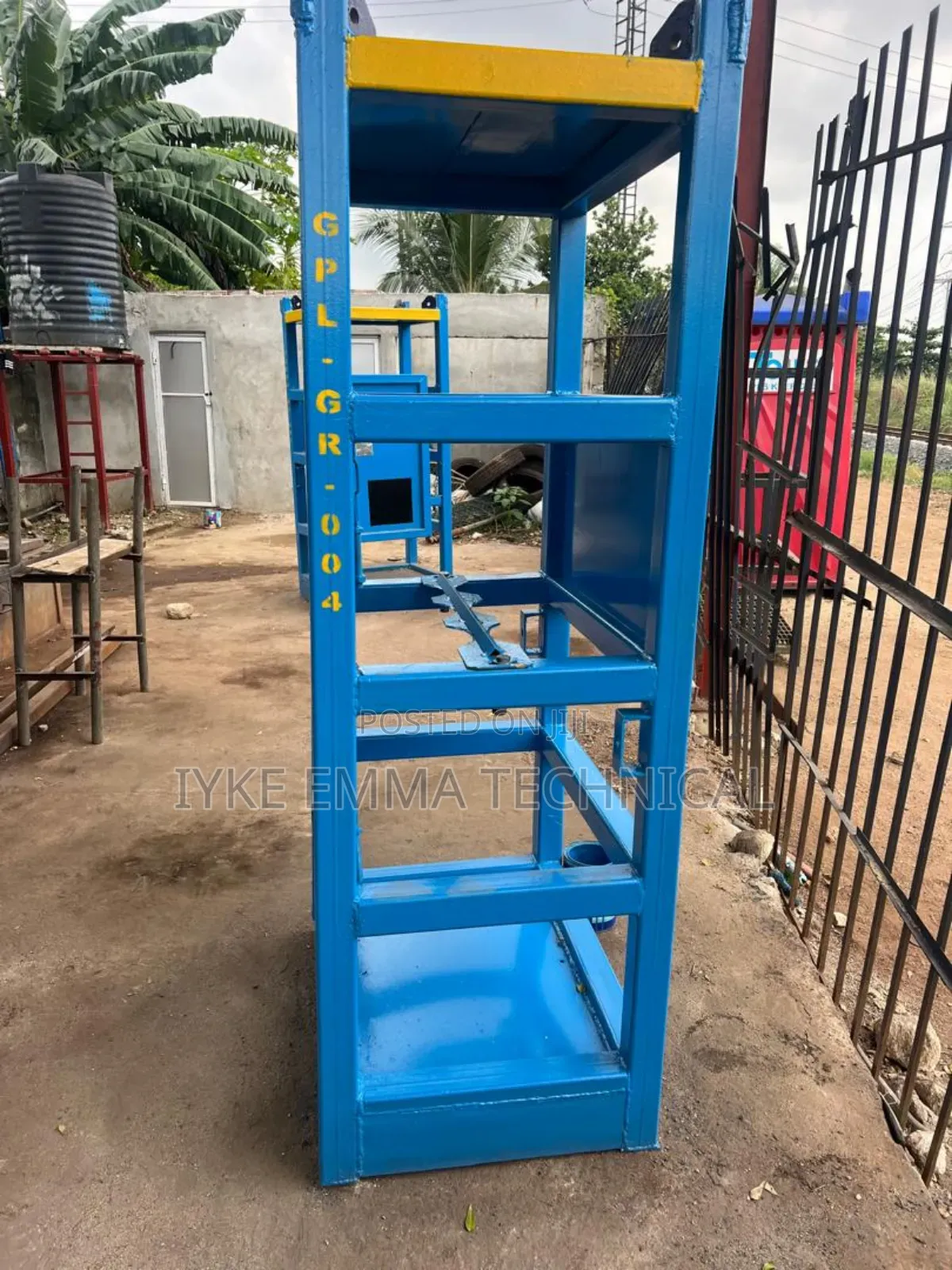 Gas Cylinder Racks 12 Cylinder Stack