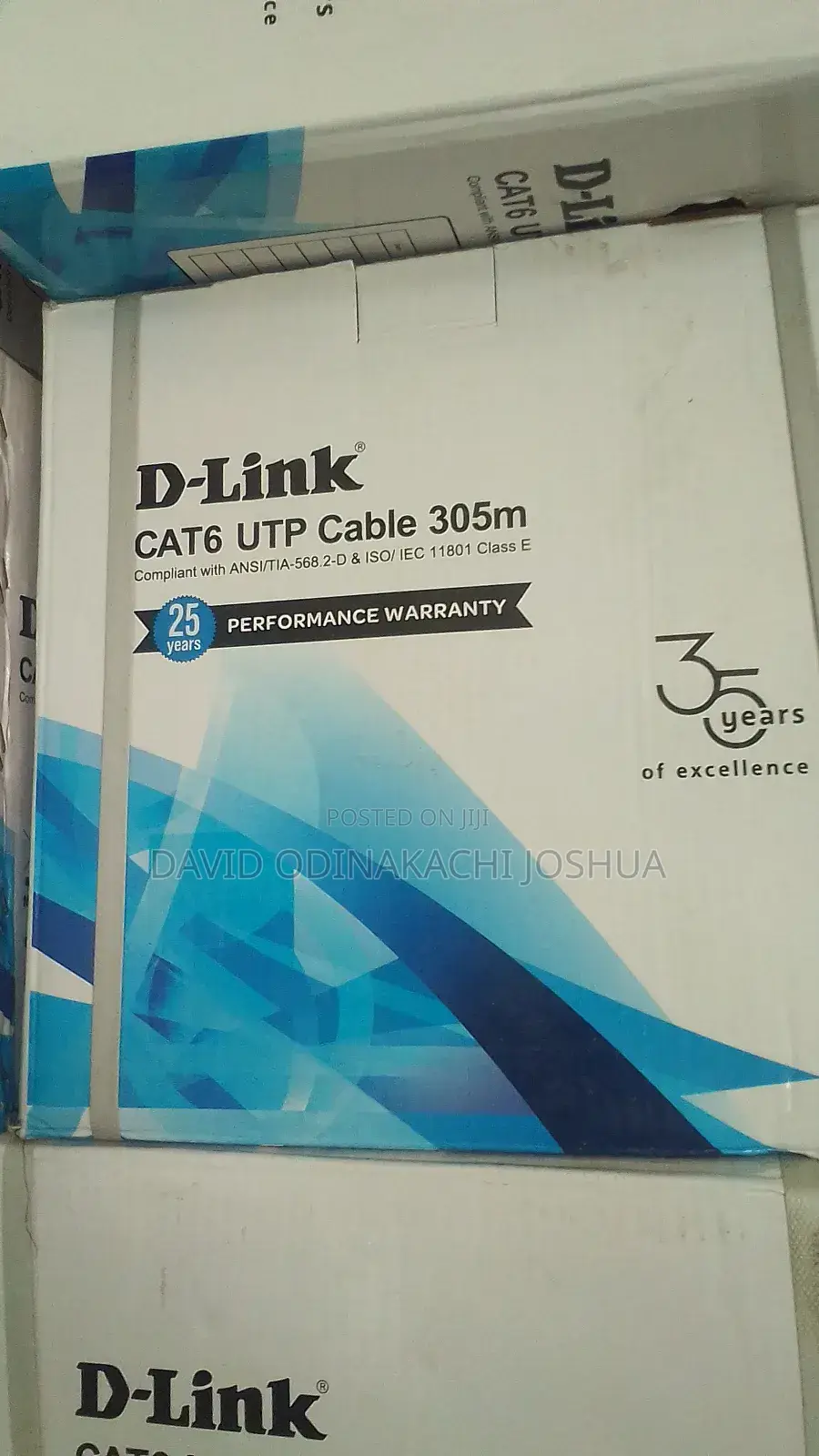 D-Link Cat.6 Utp Network Cable Pure Copper 305m