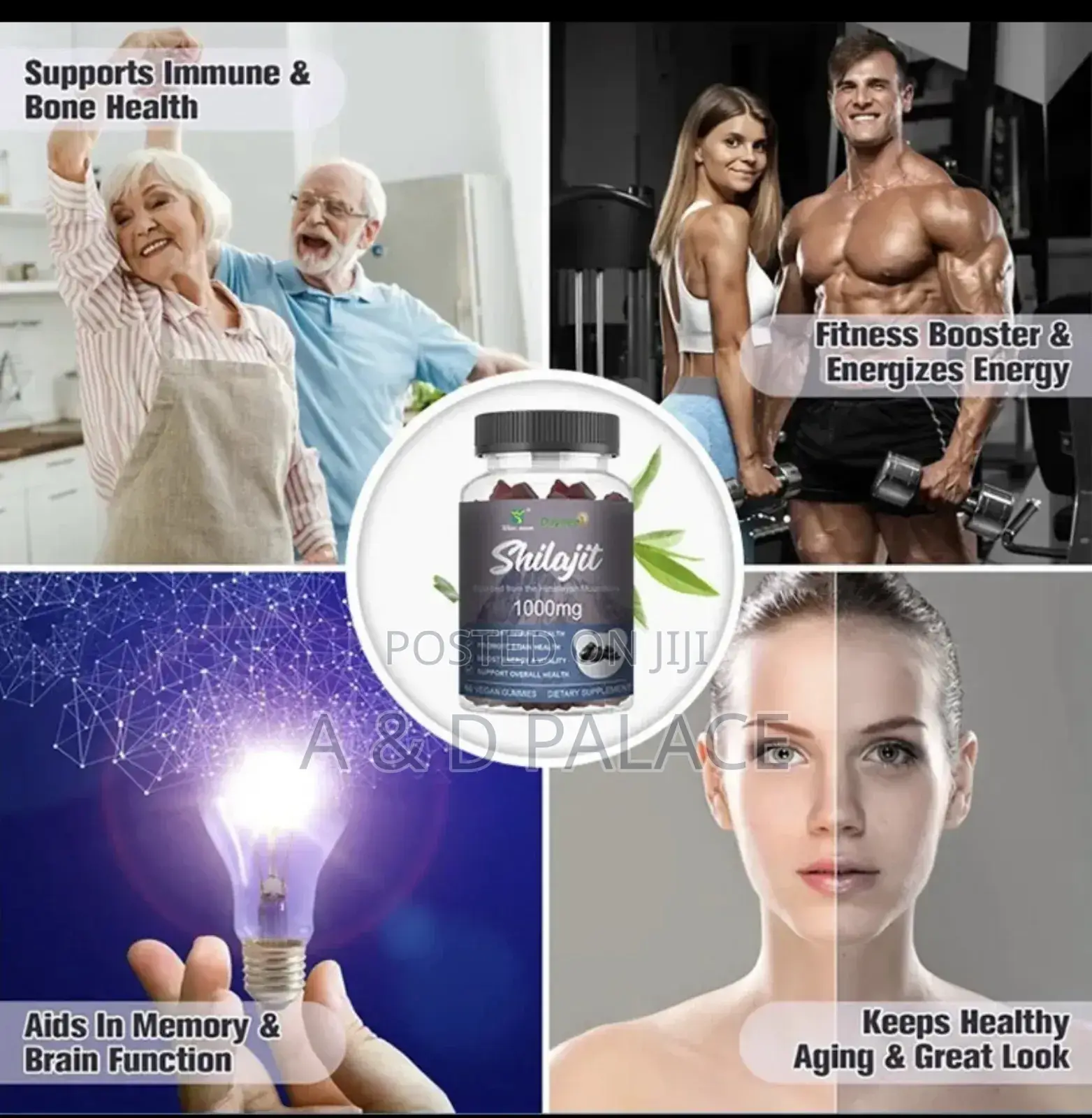 Shilajit Gummies For Immune/Bone/Fitness/Aging Supplement