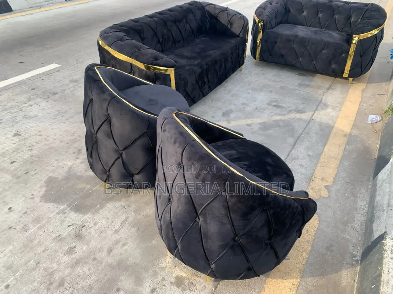 High-Quality Home Complete Set Lshape Sofa Chair