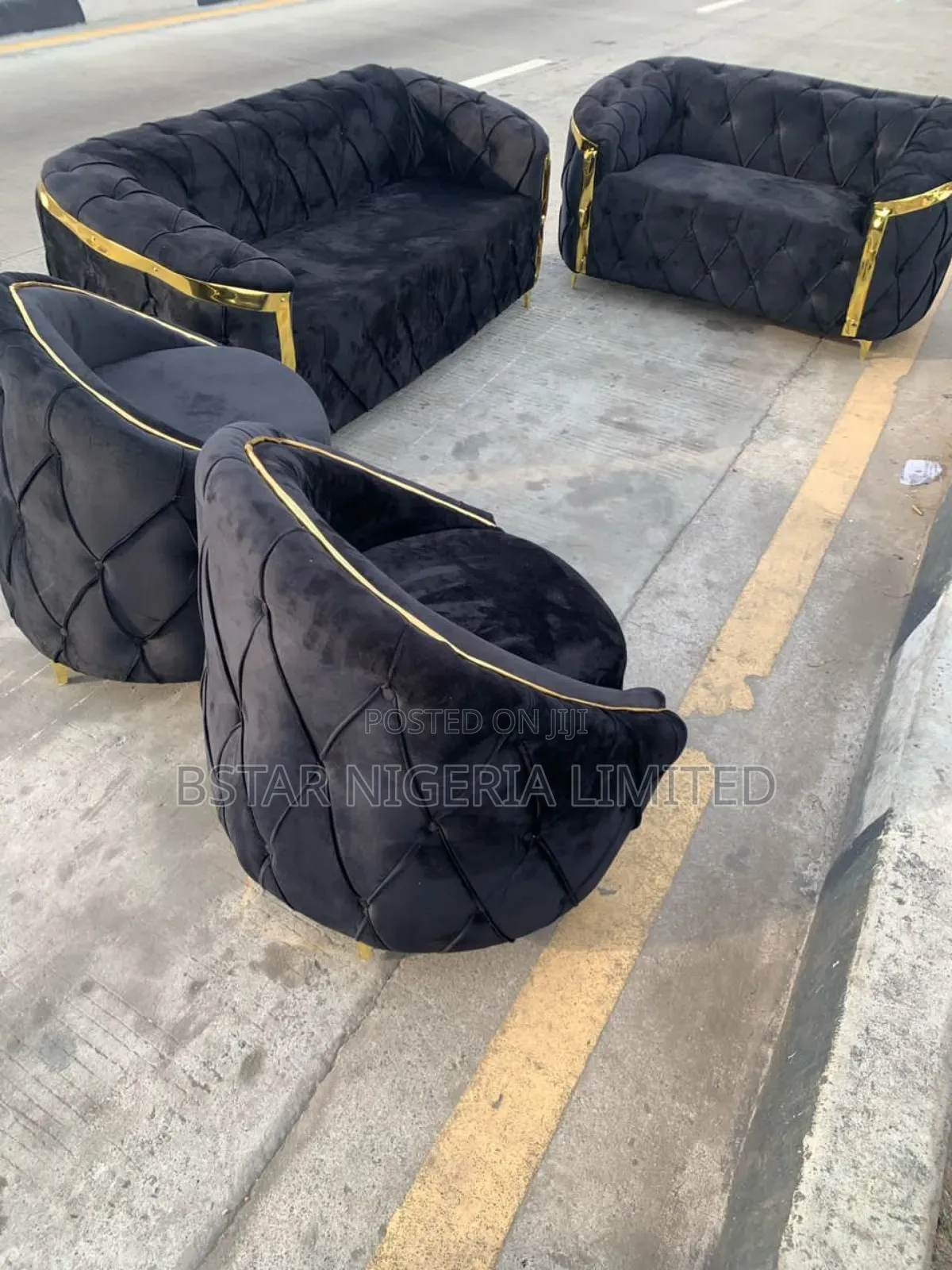 High-Quality Home Complete Set Lshape Sofa Chair