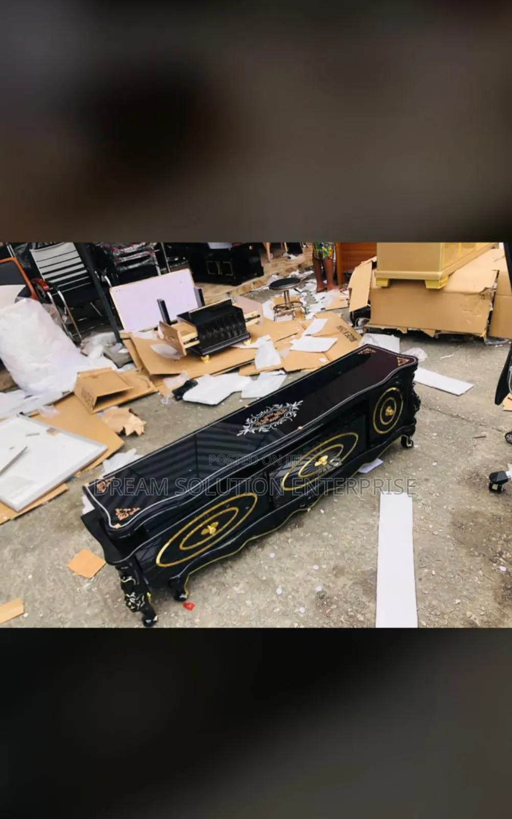 Black Tv Console