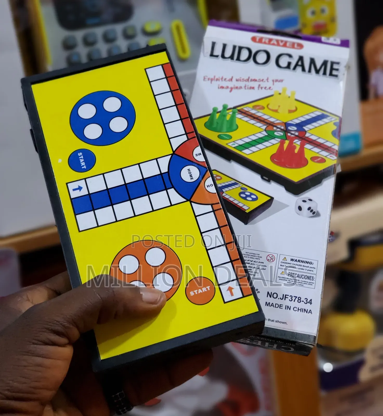 Mini Portable Travel Ludo Game