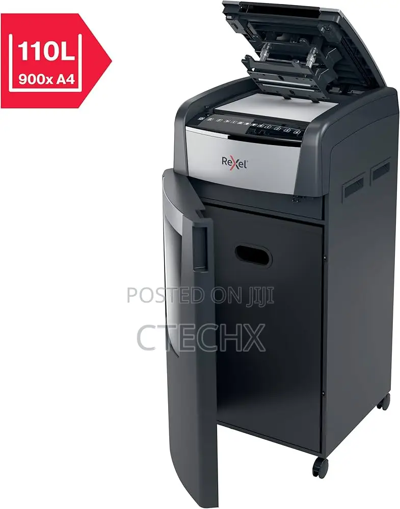 Rexel Optimum Auto Feed+ 600 Sheet Cross Cut Paper Shredder