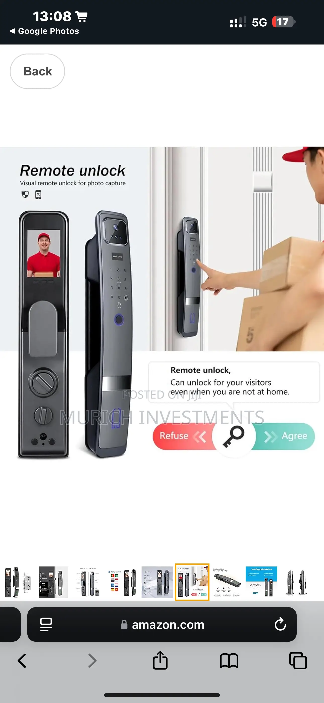 3d Face Smart Door Lock Fingerprint, App Control Smart Locks
