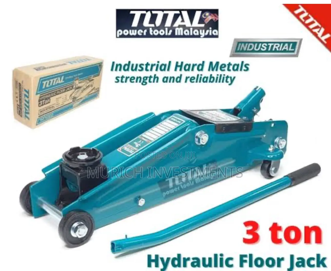 Total Hydraulic Floor Jack 3ton