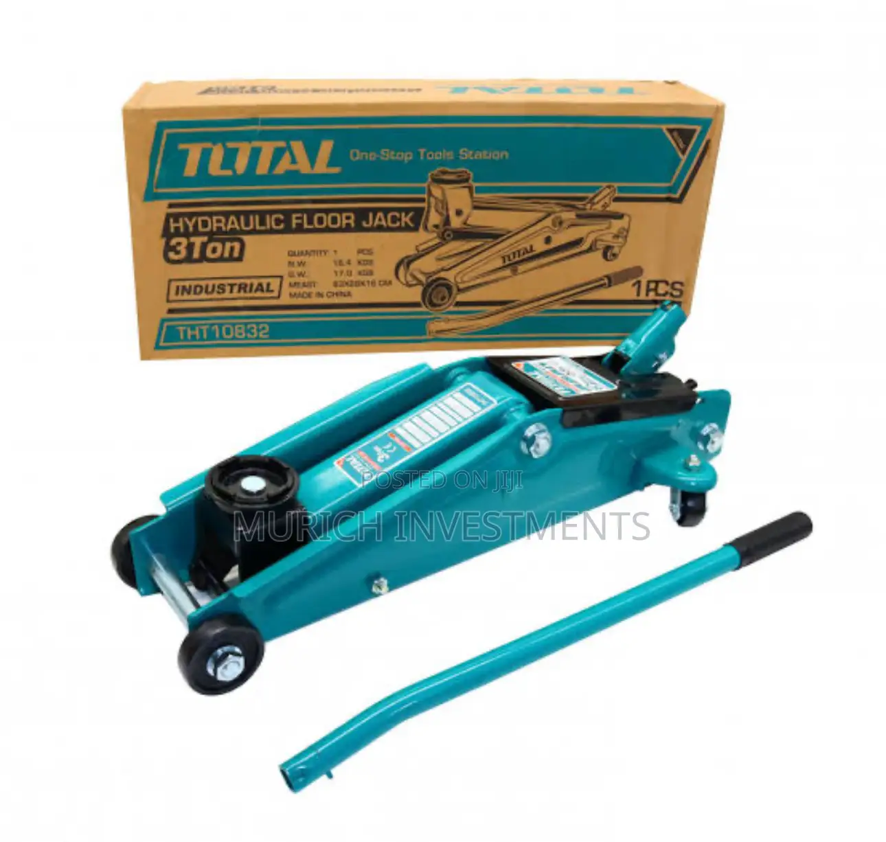 Total Hydraulic Floor Jack 3ton
