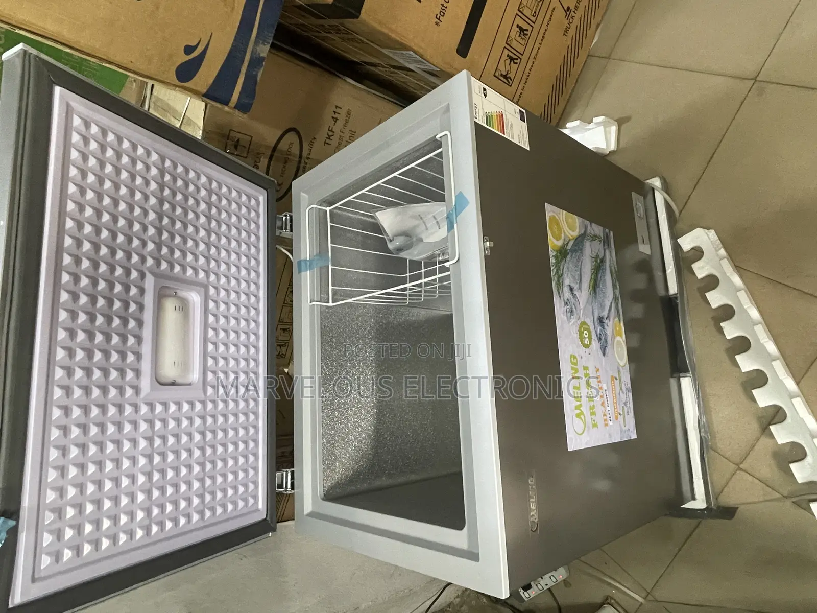 Brand New Mellin 250liters Chest Freezer Full Copper Engine