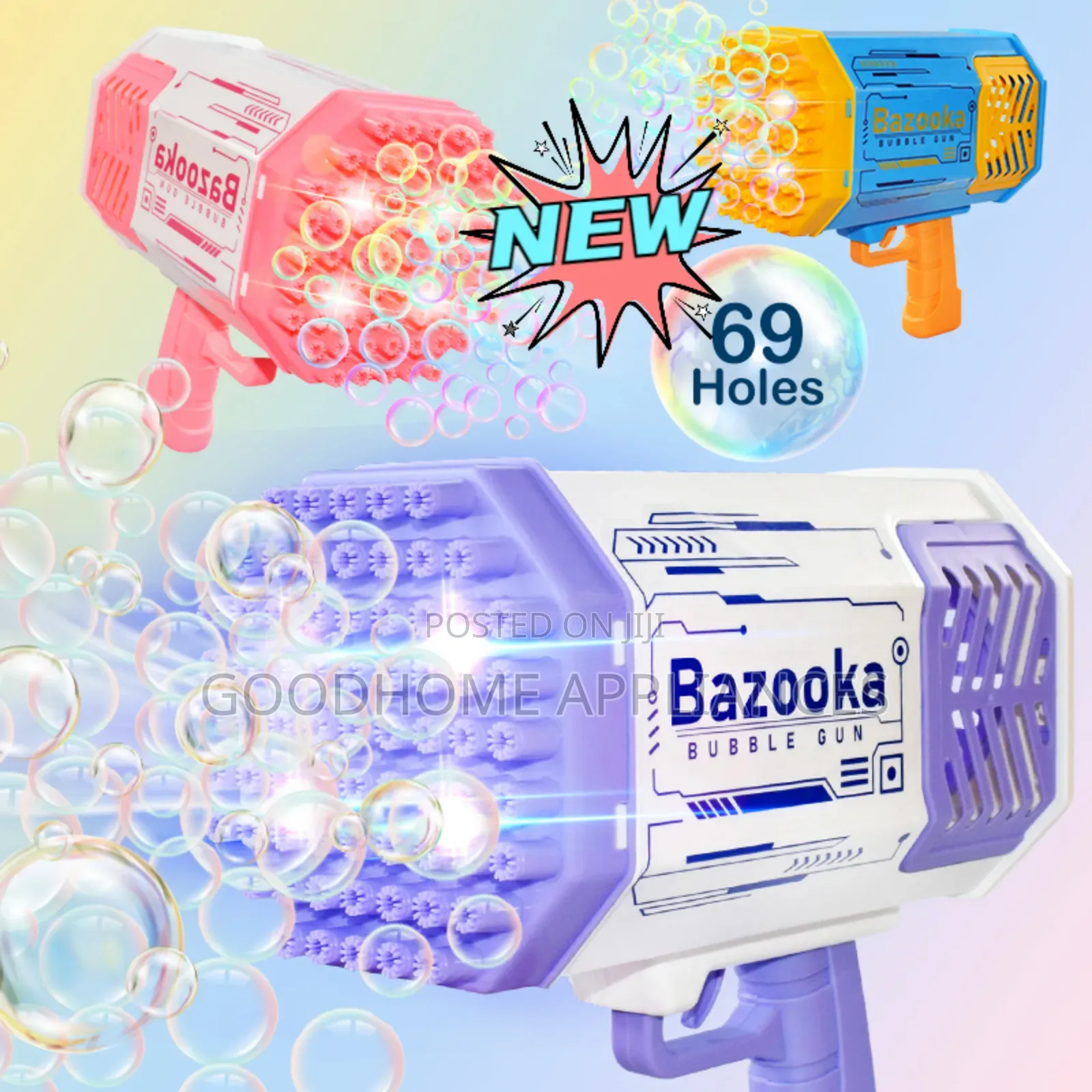 69 Holes Bubble Gun