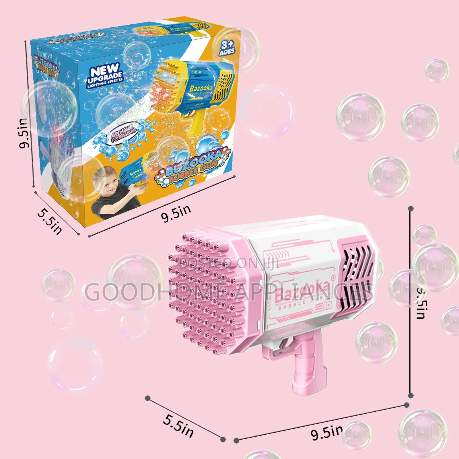 69 Holes Bubble Gun