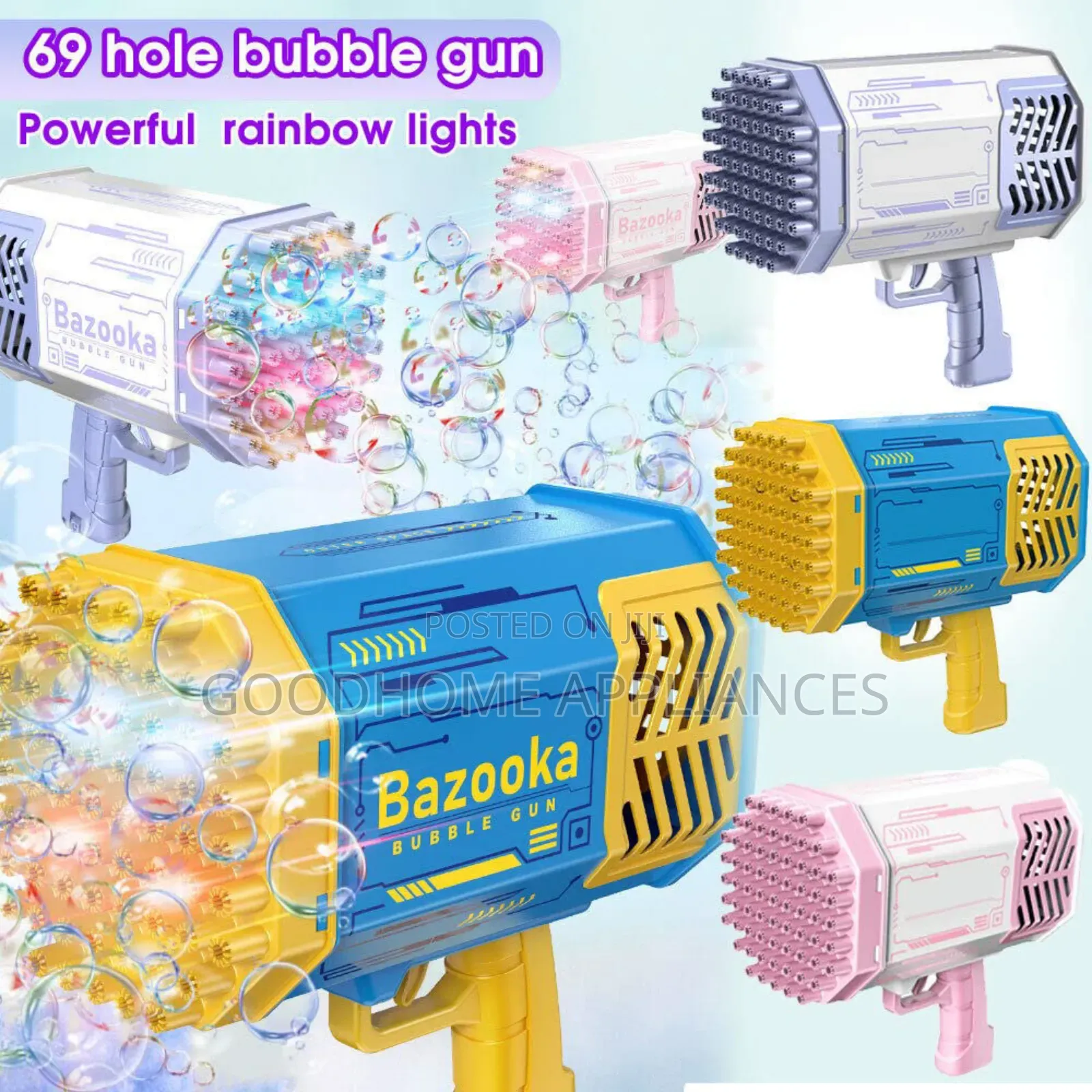 69 Holes Bubble Gun