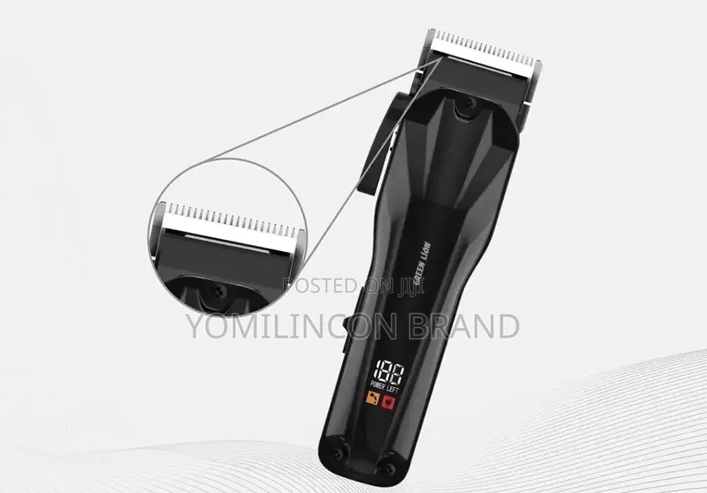 Green Lion Clip Pro Professional Hair Clipper - Black