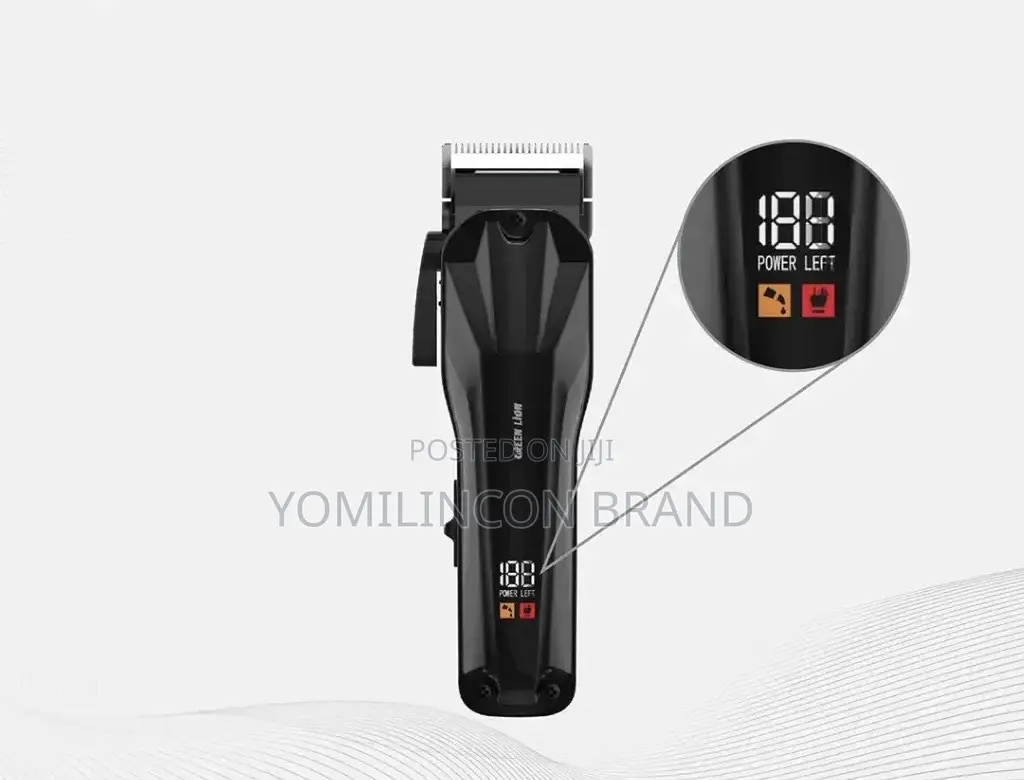 Green Lion Clip Pro Professional Hair Clipper - Black