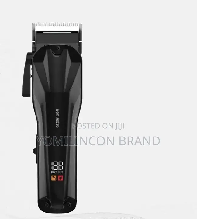 Green Lion Clip Pro Professional Hair Clipper - Black