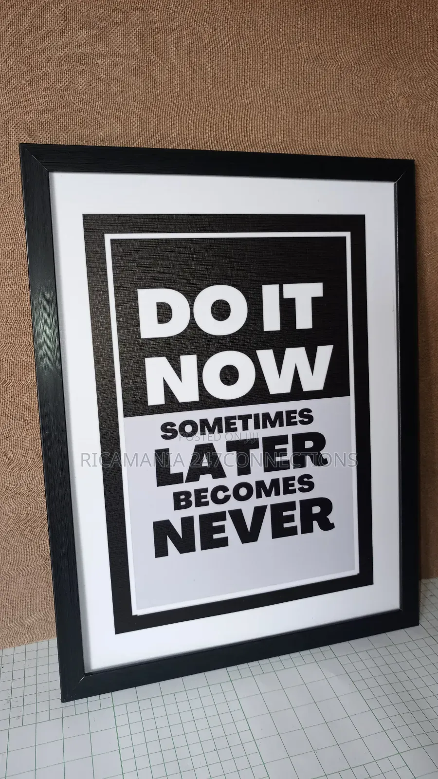Motivational Quotes on a Photo Frame