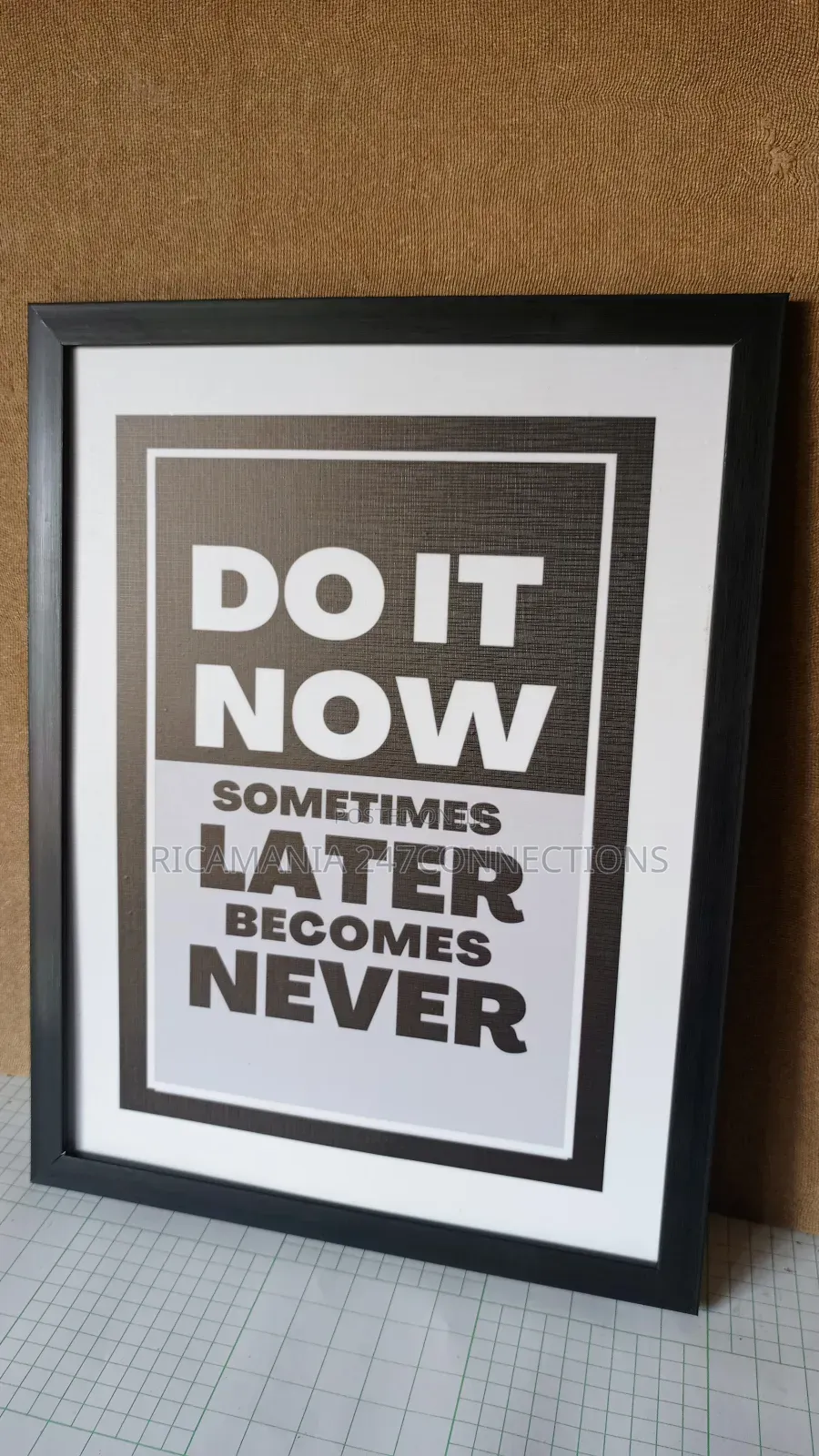 Motivational Quotes on a Photo Frame
