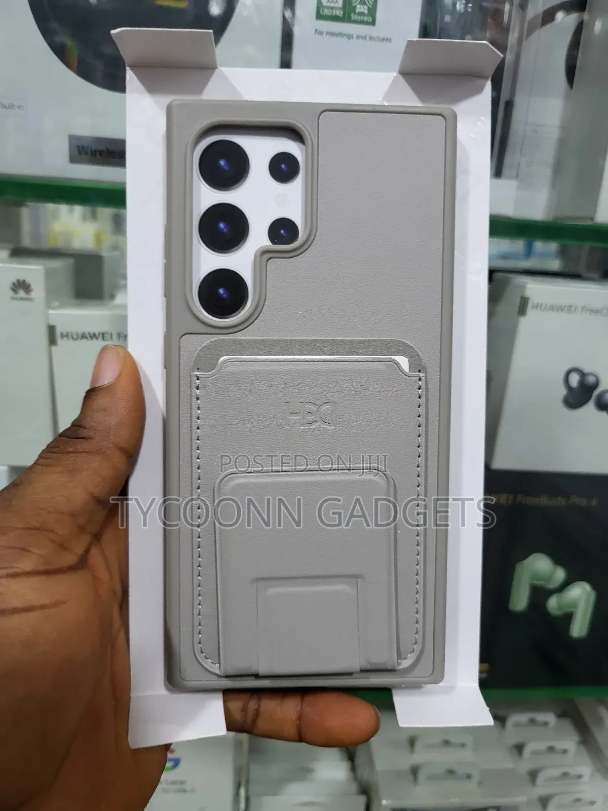 Samsung S24 Ultra Case With a Card Holder and Kickstand
