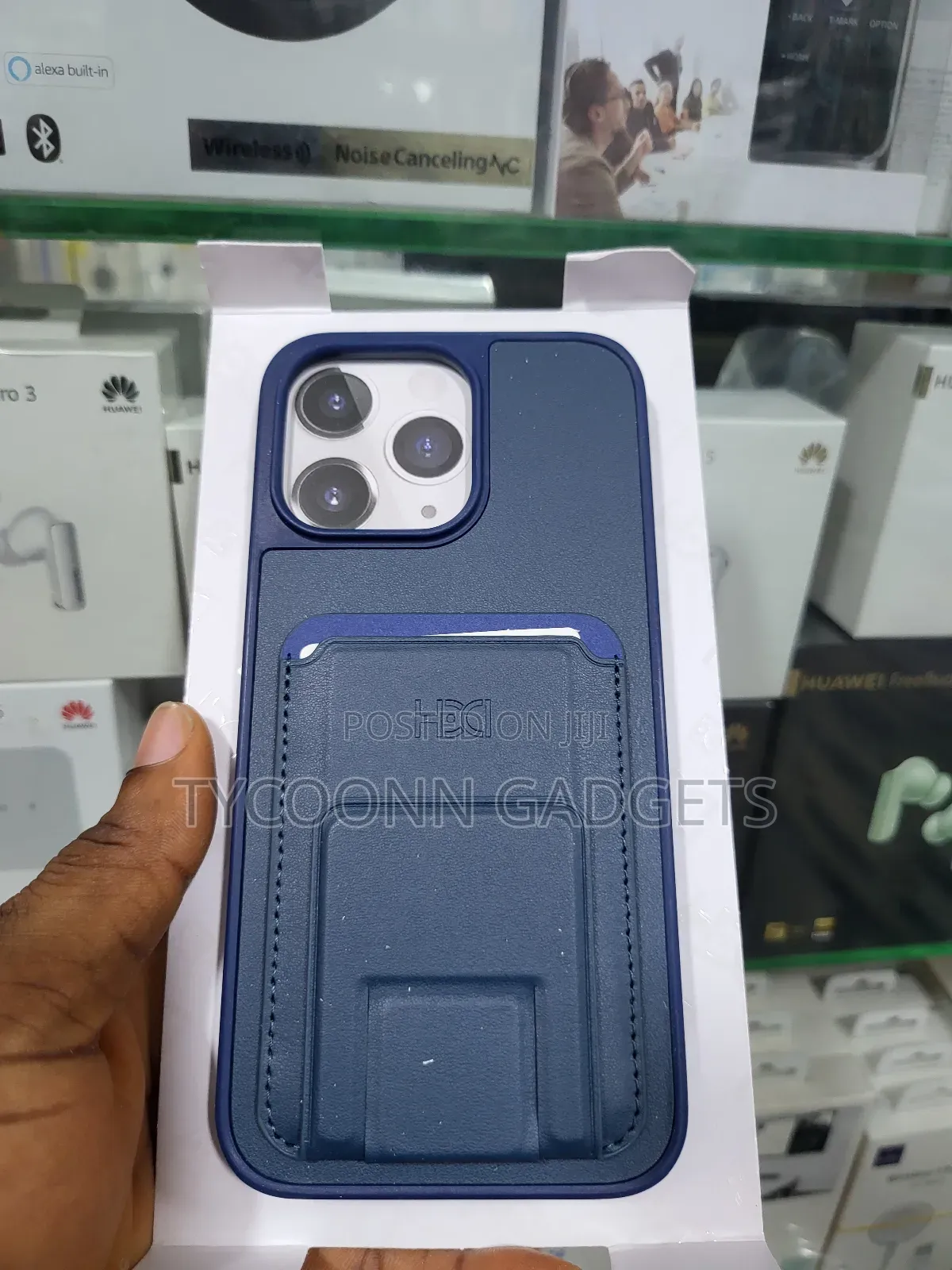 Leather Case With Card Holder for iPhone 14,15 Pro Max