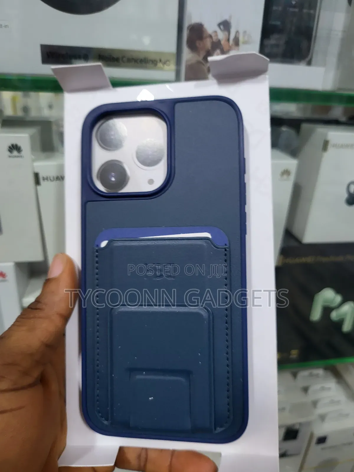 Leather Case With Card Holder for iPhone 14,15 Pro Max