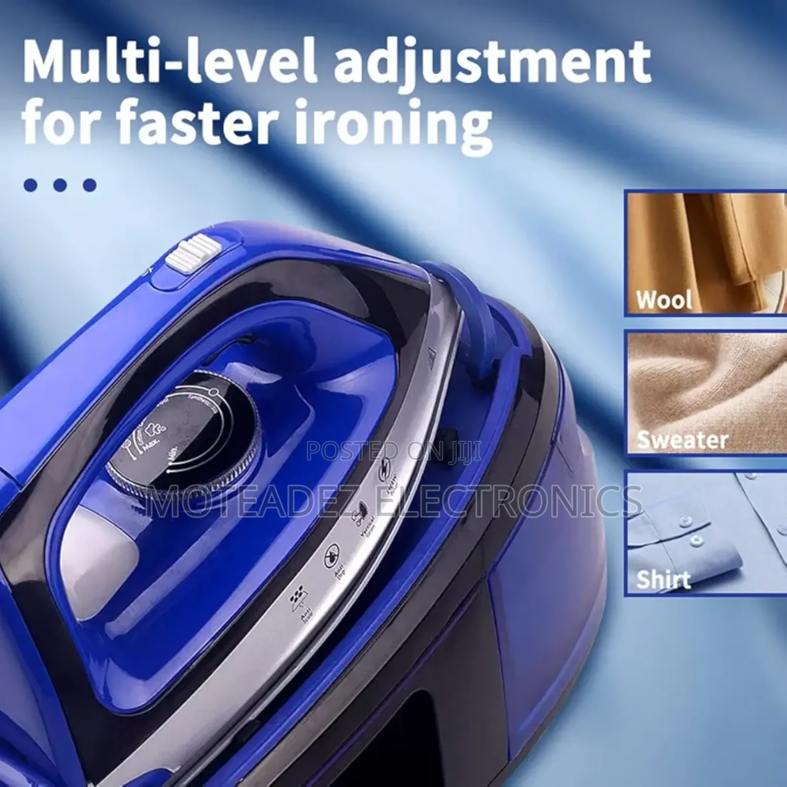 Sokany 2400w (1.2l) Ceramic Sole Plate Steam Station Pressing Iron