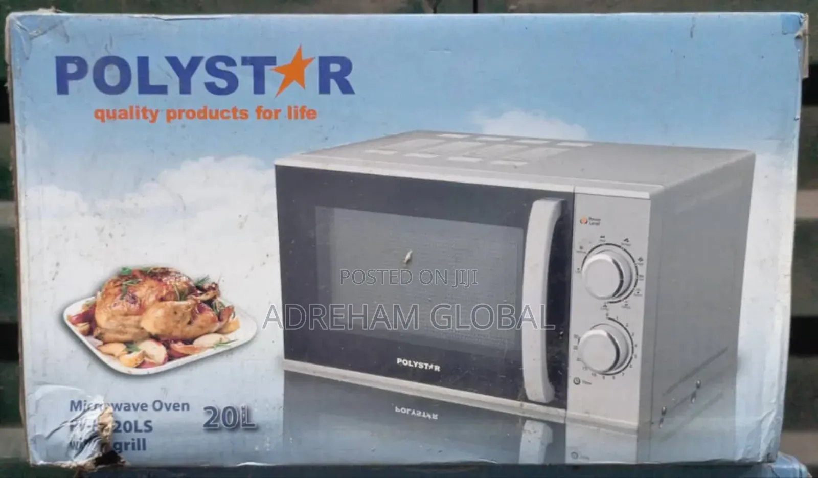 Polystar 20l Microwave Oven With Grill