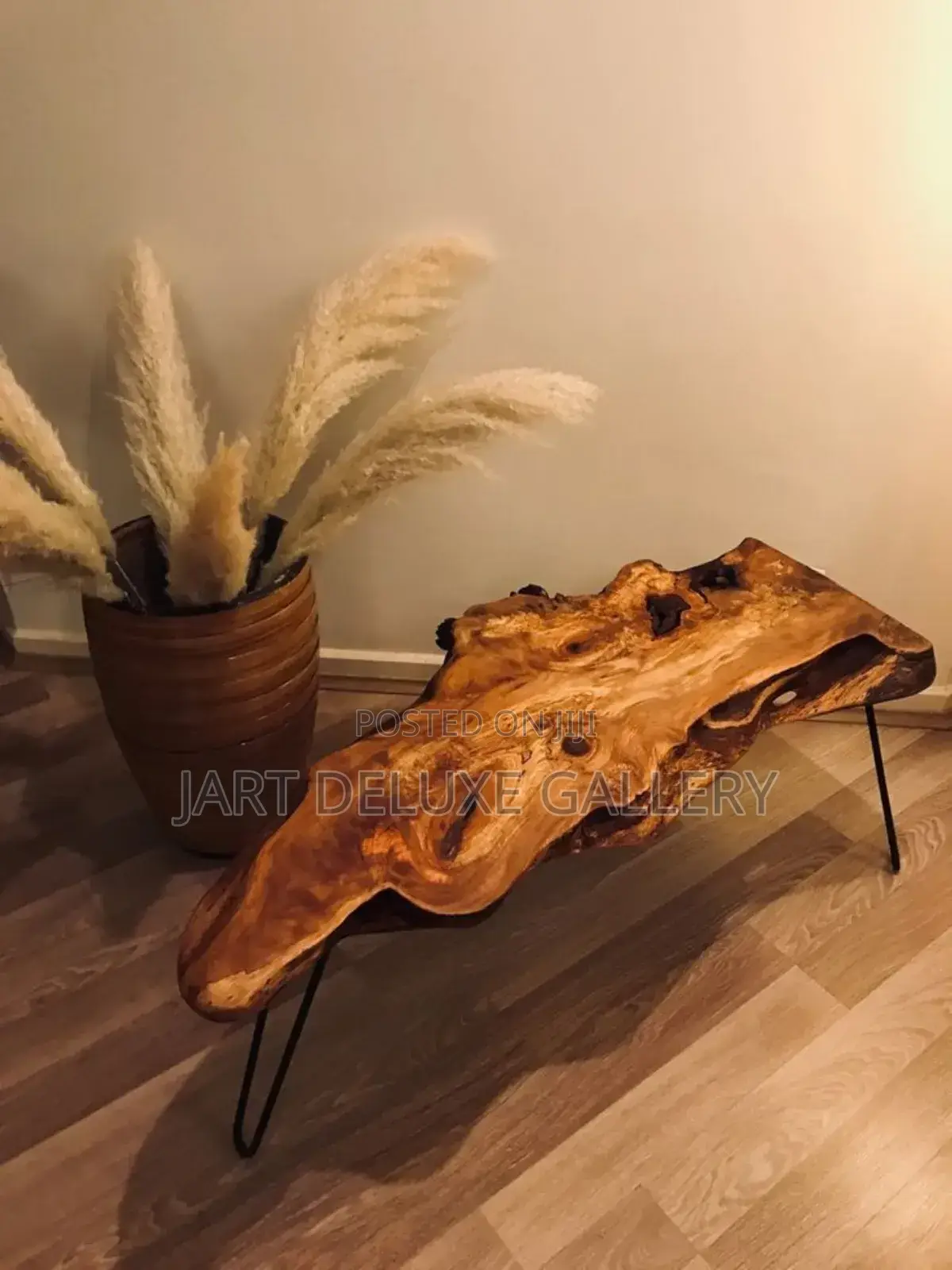 Rustic Live Edge Wooden Table