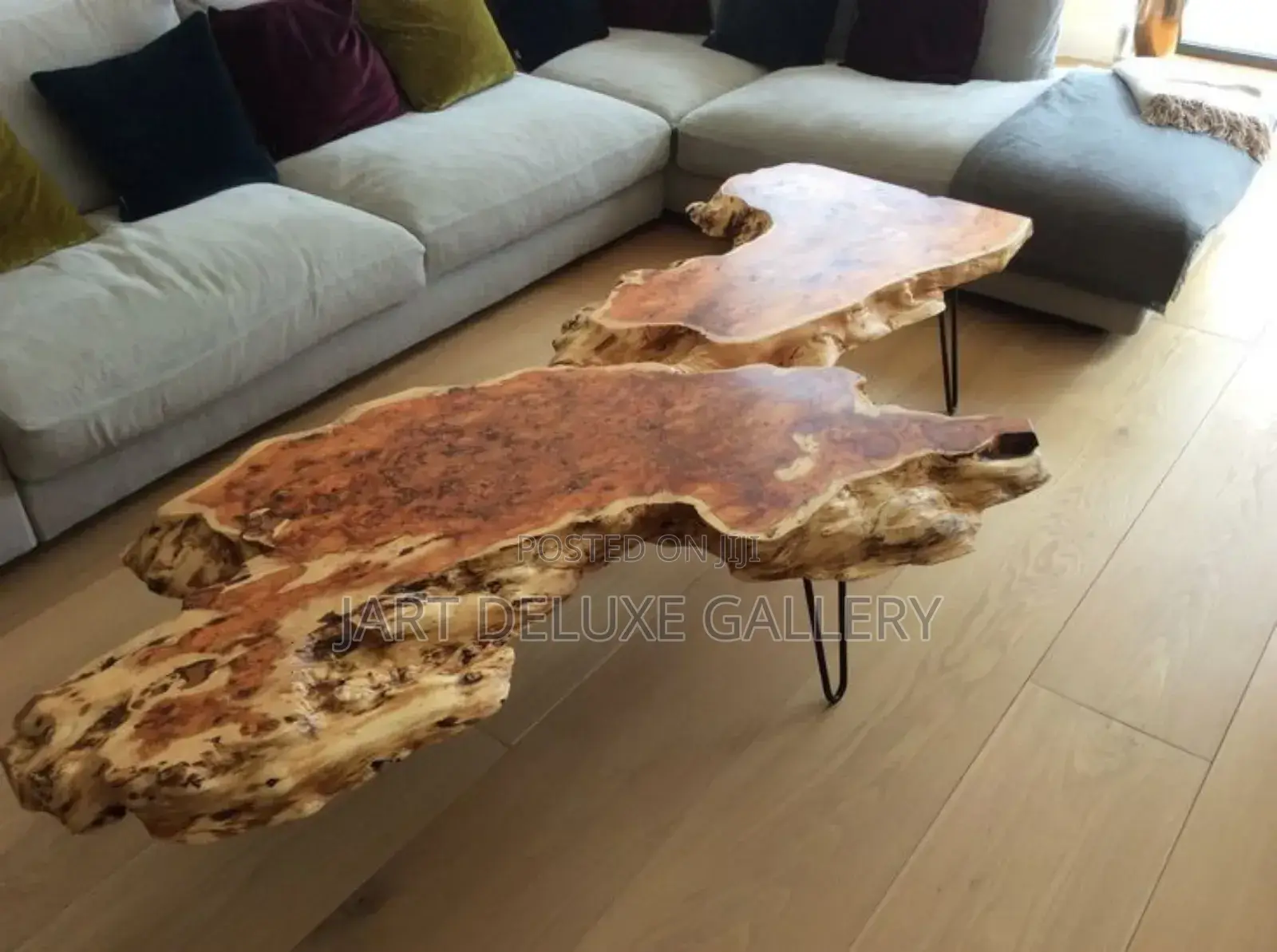 Rustic Live Edge Wooden Table