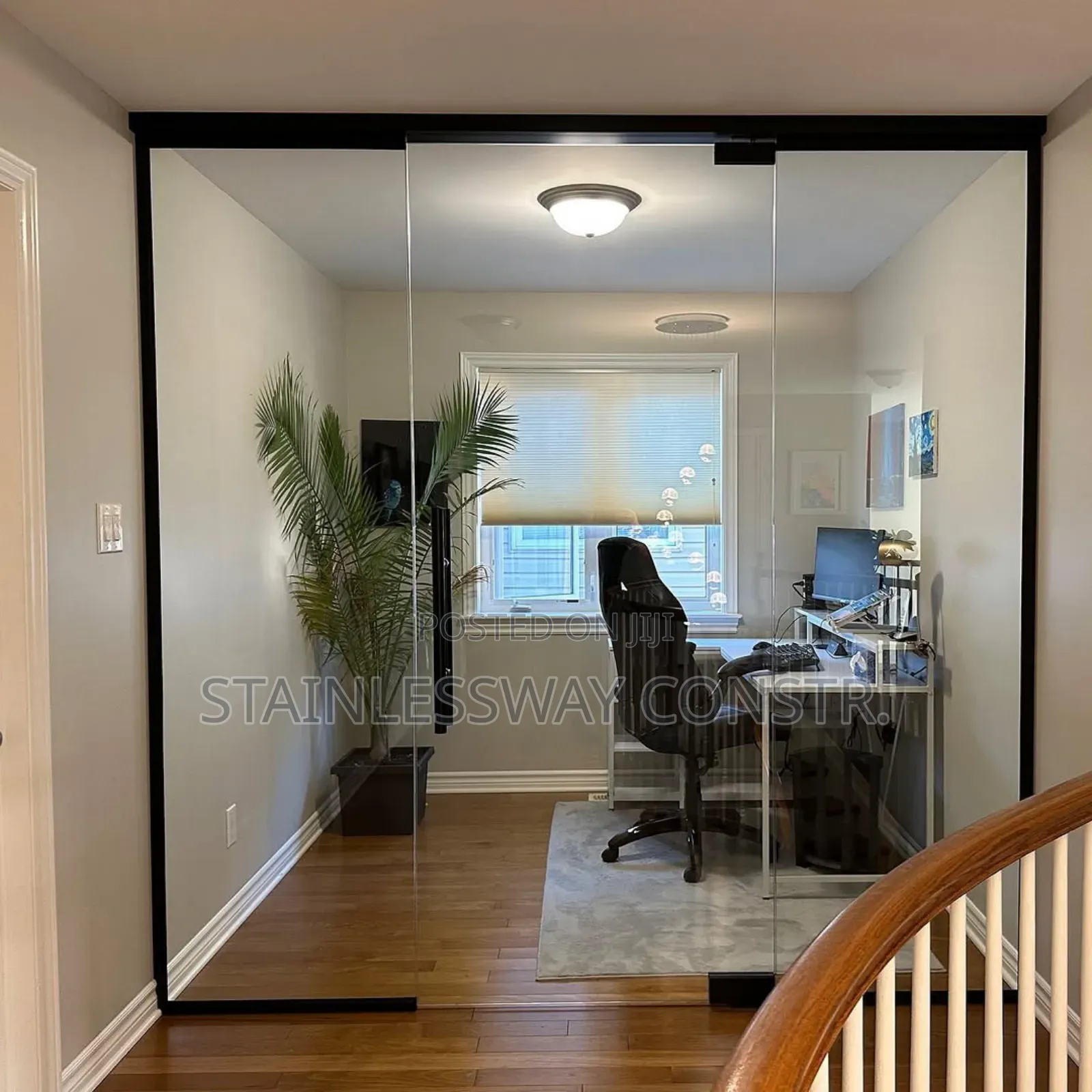 Mini Office Glass Space Partition