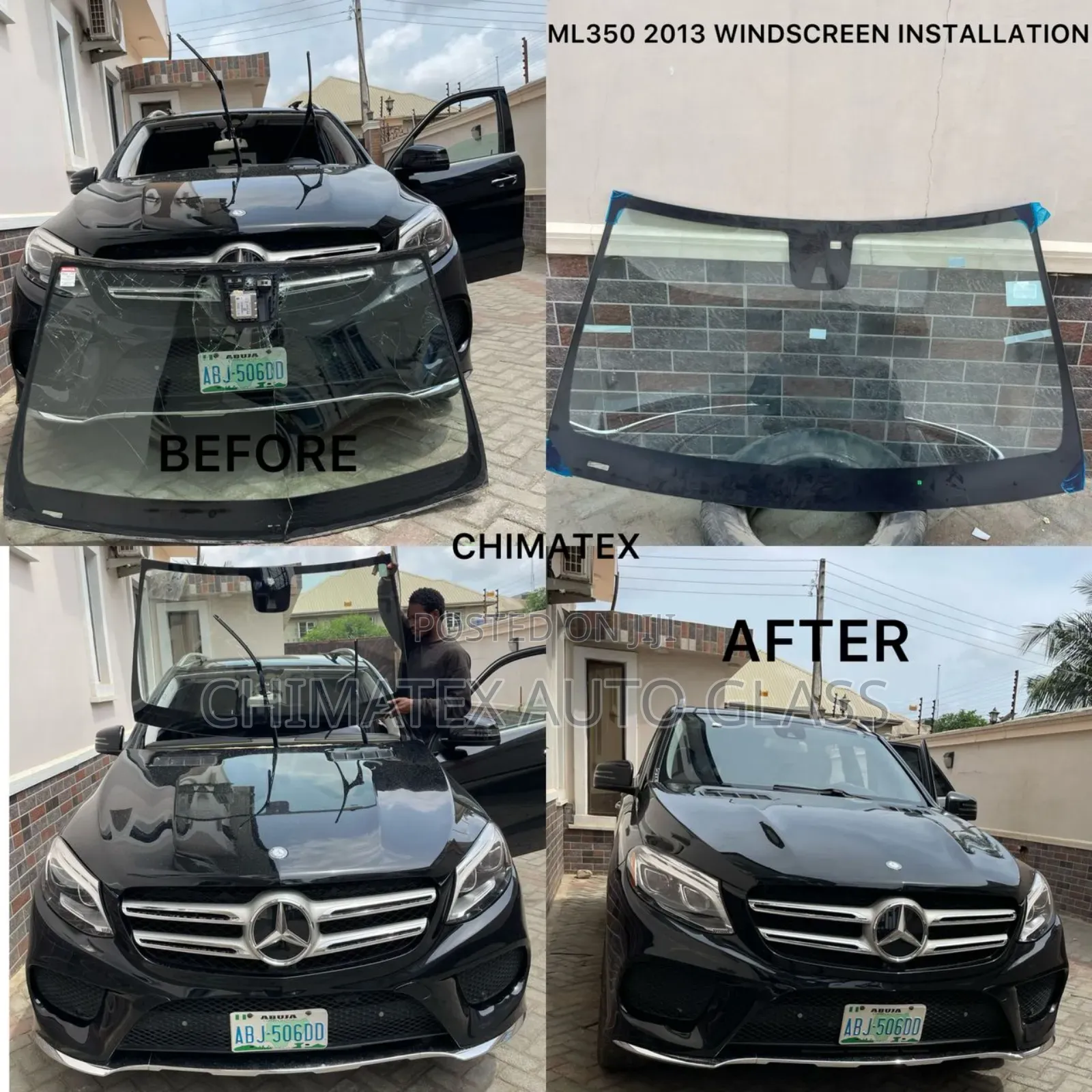 Ml350 2013 Windscreen Glass Installation We Deliver Instal