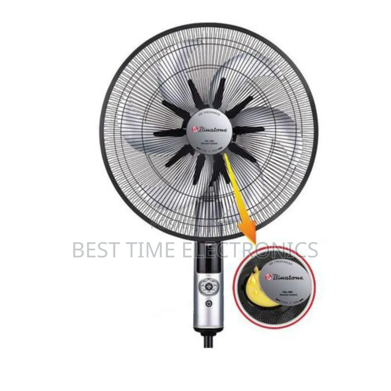 18" Binatone Remote Controlled Standing Fan
