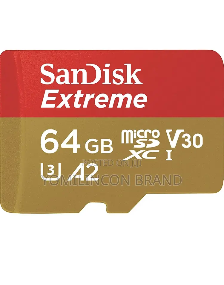 Sandisk 64gb Extreme Microsdxc Uhs-I Memorycard With Adapter