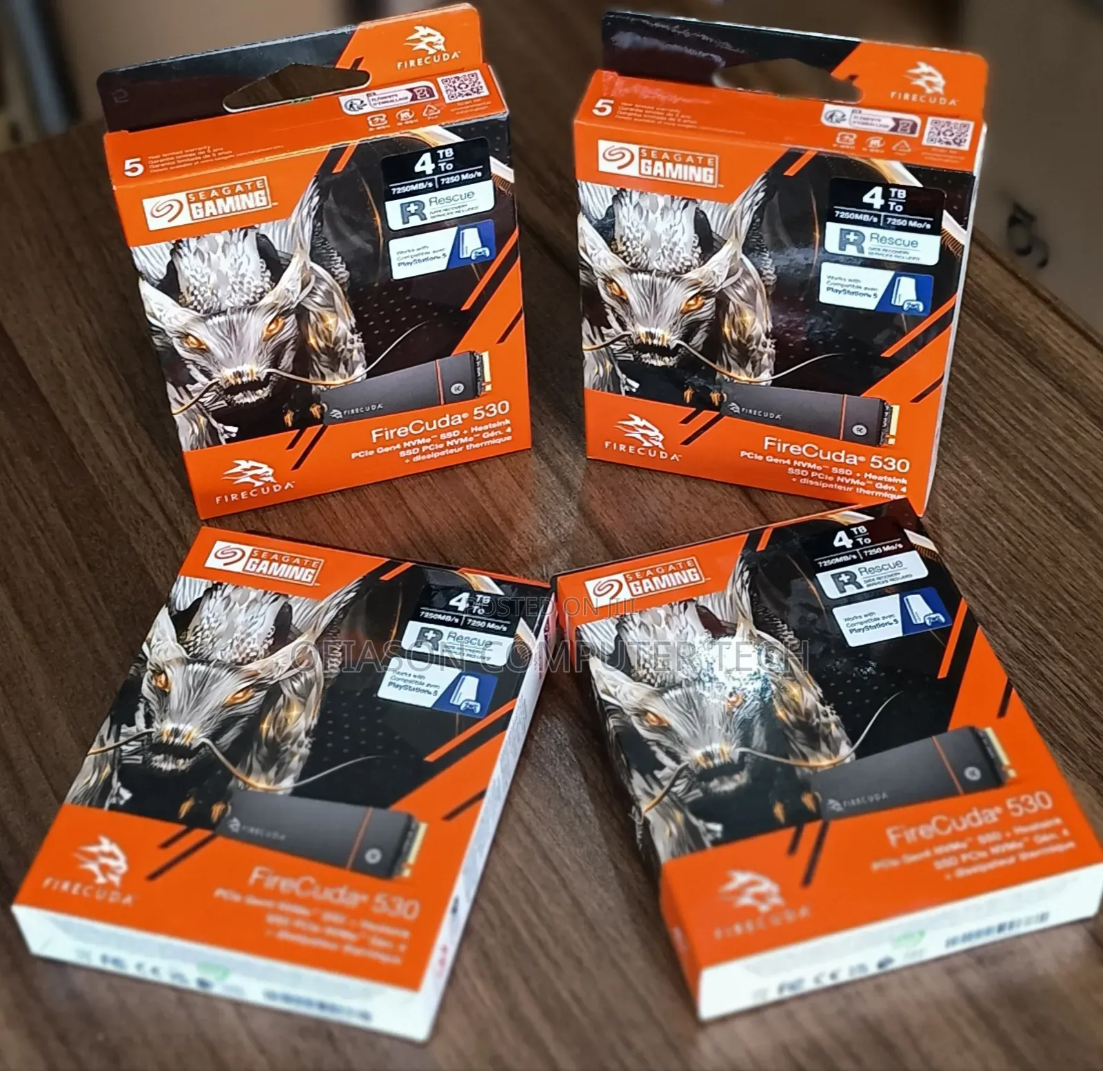 Seagate Firecuda 530 4tb SSD Nvme