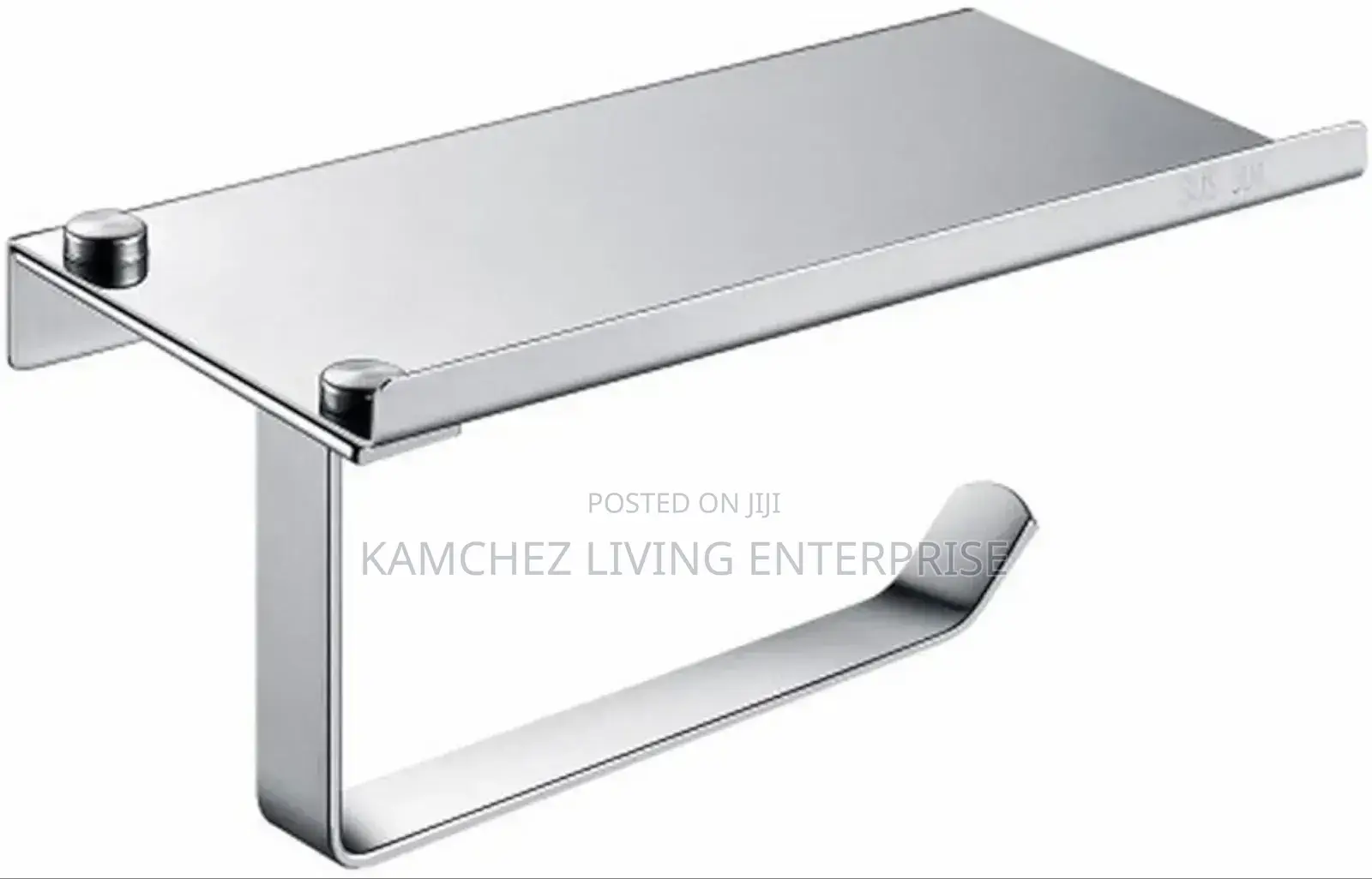 Stainless Steel Toilet Paper Holder - Wall Mount With Screws