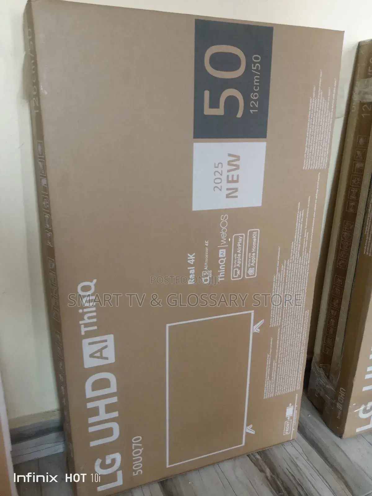 50 Inches With Blu Ray Player