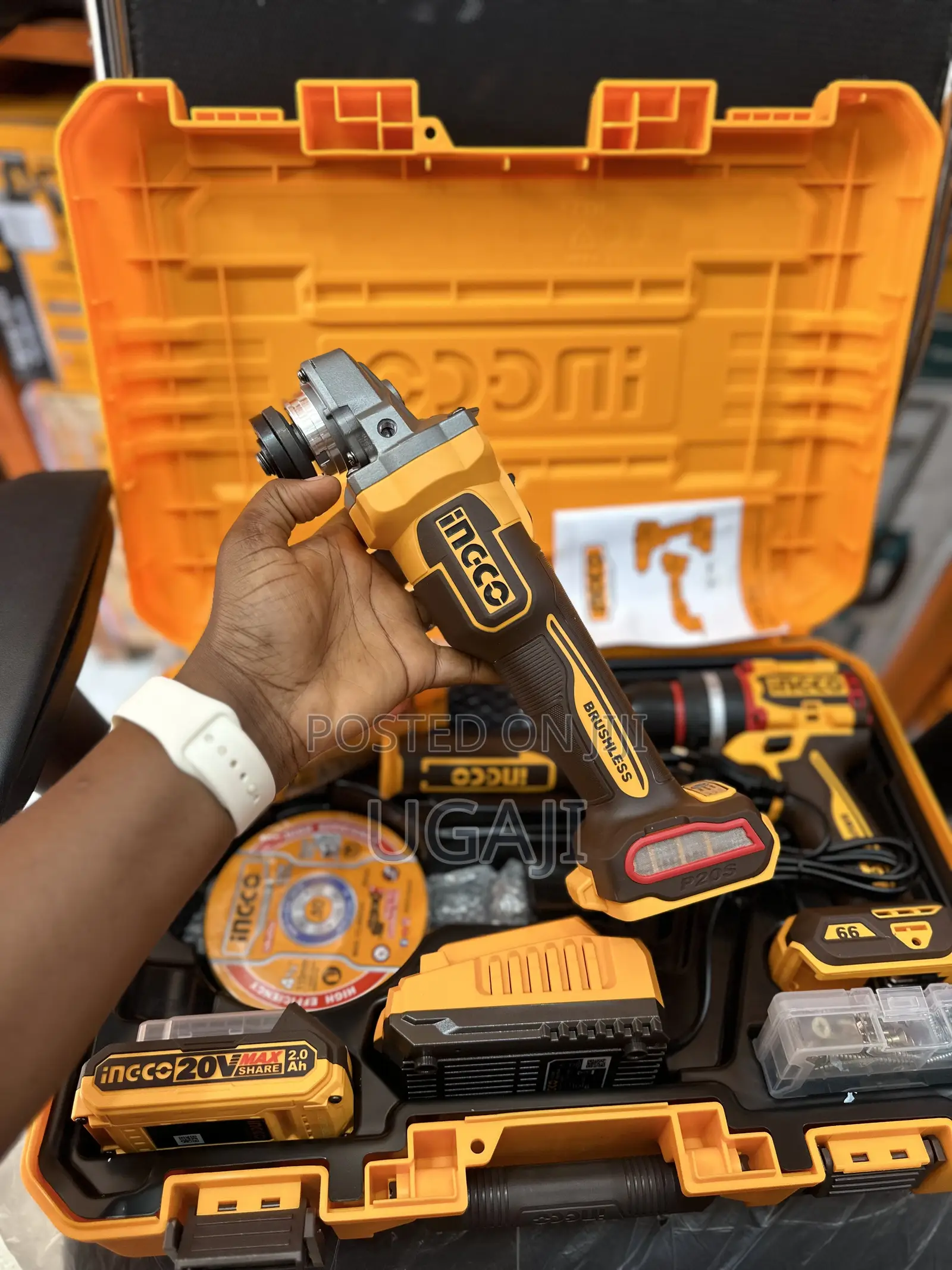 20v Ingco Cordless 2 in 1 Combo Kit
